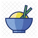Rice Bowl Food Drink Icon
