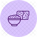 Rice Bread Pentaglow Icon