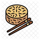 Rice Cake Sweet Tradition Icon