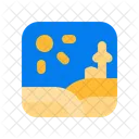 Field Farmland Agriculture Icon