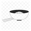 Rice Bowl Chopsticks Icon