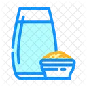 Rice Milk Meal Icon