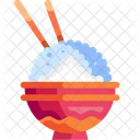 Rice Chopsticks Bowl Icon
