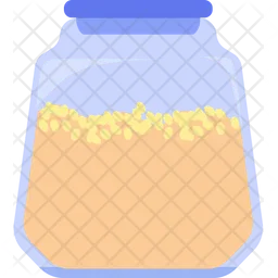 Rice In Large Jar  Icon