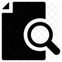 Scansione Di File Ricerca Di Documenti Ricerca Di File Icon