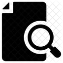 Scansione Di File Ricerca Di Documenti Ricerca Di File Icon