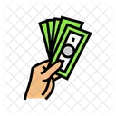 Rich Money Hand Icon