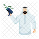 Rich Man Rich Arabian Arab Man Icon
