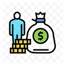 Human Money Bag Icon