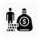 Human Money Bag Icon
