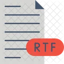Rich Text Format File Icon