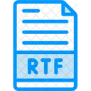 Rich Text Format File File File Type Icon