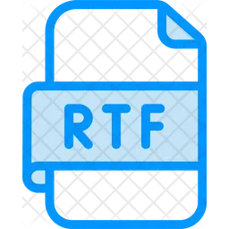 Rich Text Format File  Icon