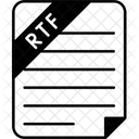 Rich text format file  Icône