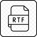 Rich Text Format File  Icône