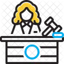 Richter Justiz Magistrat Symbol