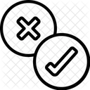 Hakchen Setzen Und Durchkreuzen Symbol