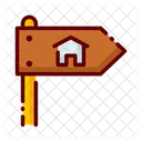 Richtung Richtungstafel Grundstucksrichtungstafel Symbol