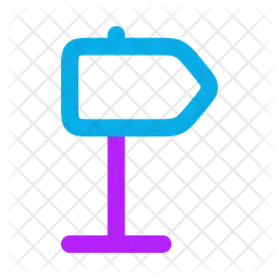 Richtung rechts Flag Symbol