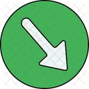 Richtungspfeil Wegweiser Verkehrspfeil Symbol