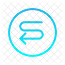 Richtungspfeile Links Unten Zickzackpfeile Oben Rechts Pfeile Symbol