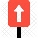 Richtung Pfeil Strassenschild Symbol