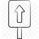 Richtung Pfeil Strassenschild Symbol