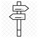 Richtungssignal Symbol