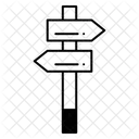 Richtungssignal Aktion Betonung Symbol