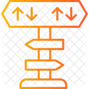 Richtungstafel  Symbol