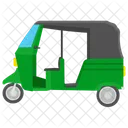 Rickshaw Transporte Recogida Icono