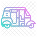 Rickshaw Tuktuk Tourism Icon