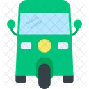 Rickshaw Vehicle Transport Icon