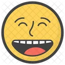 Emoji Che Ride Emoticon Emozione Icon