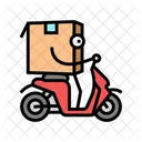 Riding Scooter Cardboard アイコン