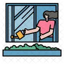 Riego de plantas  Icono