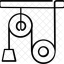 Symbol Riemenscheibe Physik Symbol