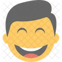 Riendo Nino Emoji Icono