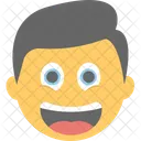 Riendo Nino Emoji Icono
