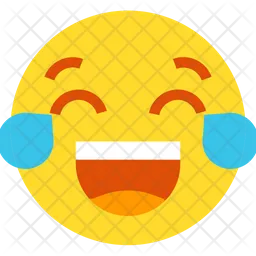 Reír Emoji Icono