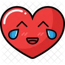 Establecer Icono De Corazon Emocion Emogi Icono