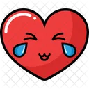 Establecer Icono De Corazon Emocion Emogi Icono