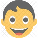 Riendo Nino Emoji Icono