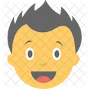 Riendo Nino Emoji Icono