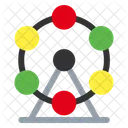 Riesenrad Kirmes Reisen Symbol