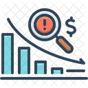 Riesgo Mercado De Valores Acciones Icono