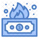 Riesgo De Capital Riesgo De Inversion Riesgo De Dinero Icono