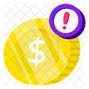 Riesgo Dinero Inversion Icono