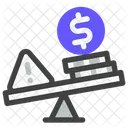 Riesgo de dinero  Icono