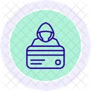 Icono De Linea De Riesgo De Pago Icono